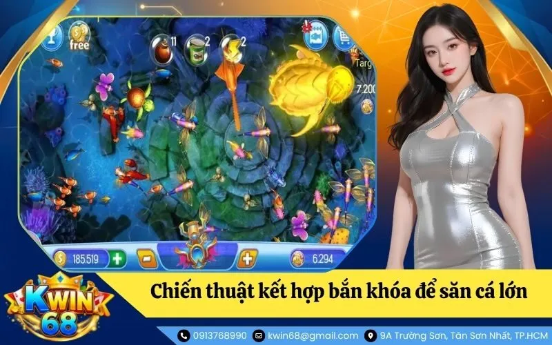 Chiến thuật kết hợp bắn khóa để săn cá lớn và Boss khủng