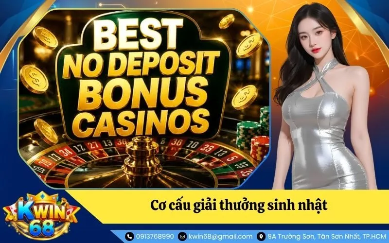 Cơ cấu giải thưởng sinh nhật được chia theo từng cấp độ VIP cụ thể