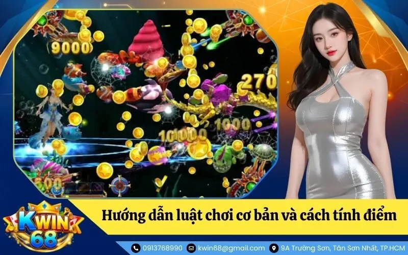 Hướng dẫn luật chơi cơ bản và cách tính điểm trong bắn cá rồng vàng